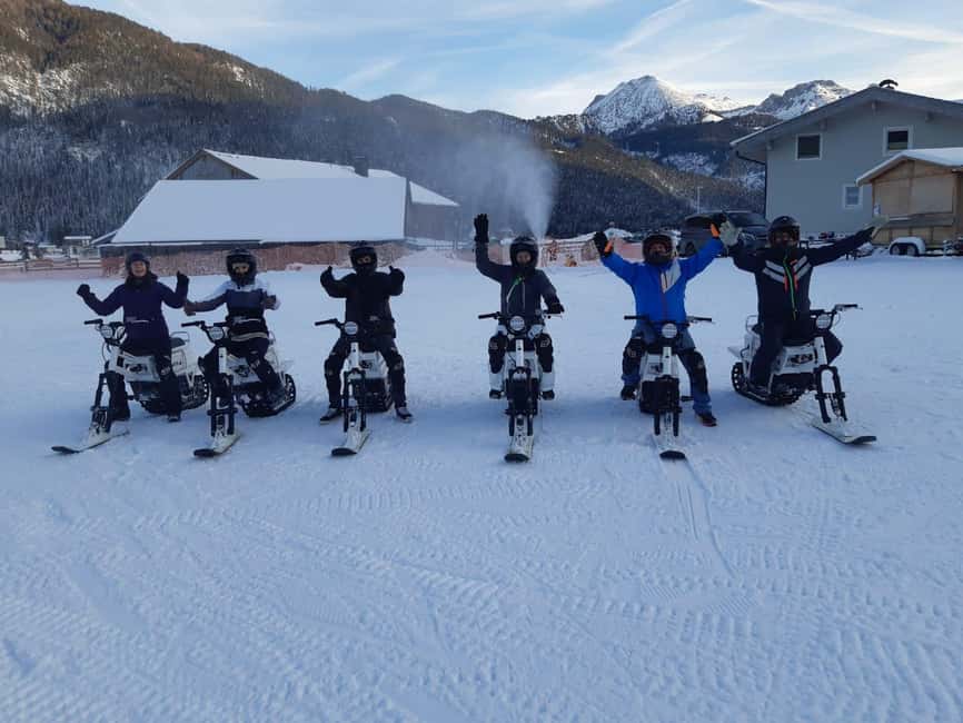 Achensee: Riding moonbikes - How Moonbikes work: electric control meets snow confidence
