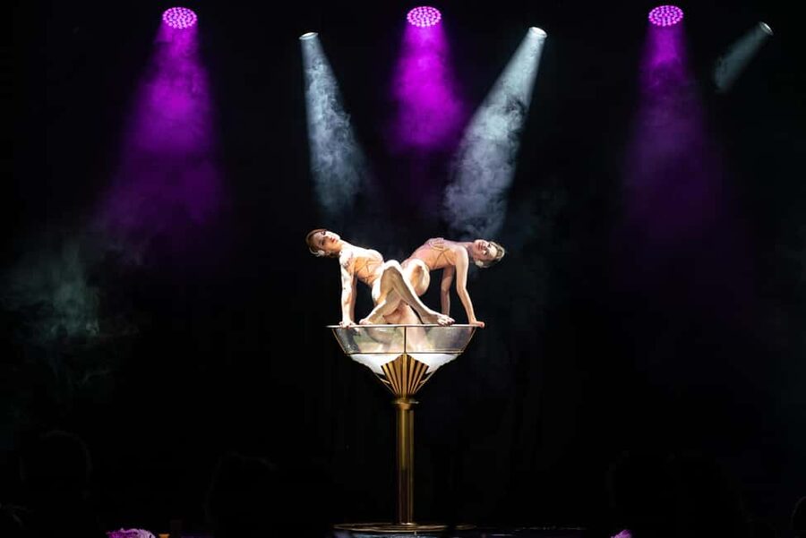 Burlesque Dinner Club in Vienna - The meal: real courses, with meat and vegetarian options