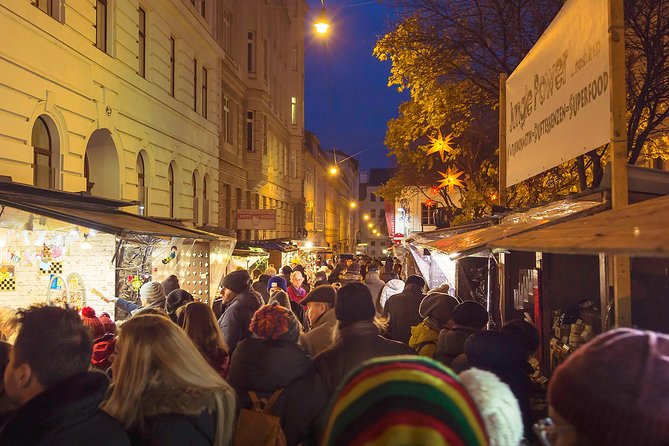 Christmas Market Vienna Tour - Finish at Maria Theresia Denkmal: a classic finale with authentic feel