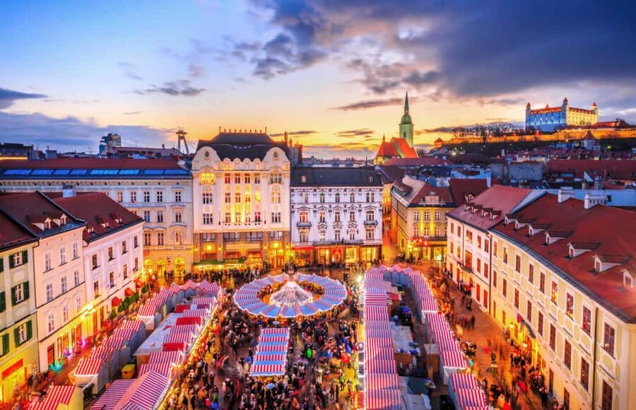From Vienna: Bratislava Christmas Markets Guided Tour - Getting there from Vienna: pickup, drive time, and how the schedule breathes