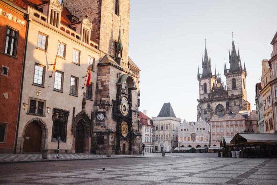 From Vienna: Day Trip to Prague and Brno with Transfer - Prague orientation with Wenceslas Square and Old Town Square