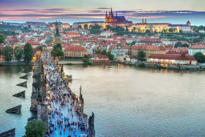 From Vienna: Full-Day Trip to Prague - National Theatre area and Parisian Street, Prague’s style shift