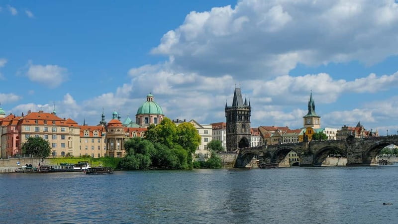 From Vienna: Full-Day Trip to Prague - Charles Bridge and the riverfront, where the photos actually match reality