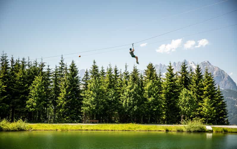 Hornpark - High Ropes Course - Plan your time: last entry at 15:00 and the 2 to 5 hour window