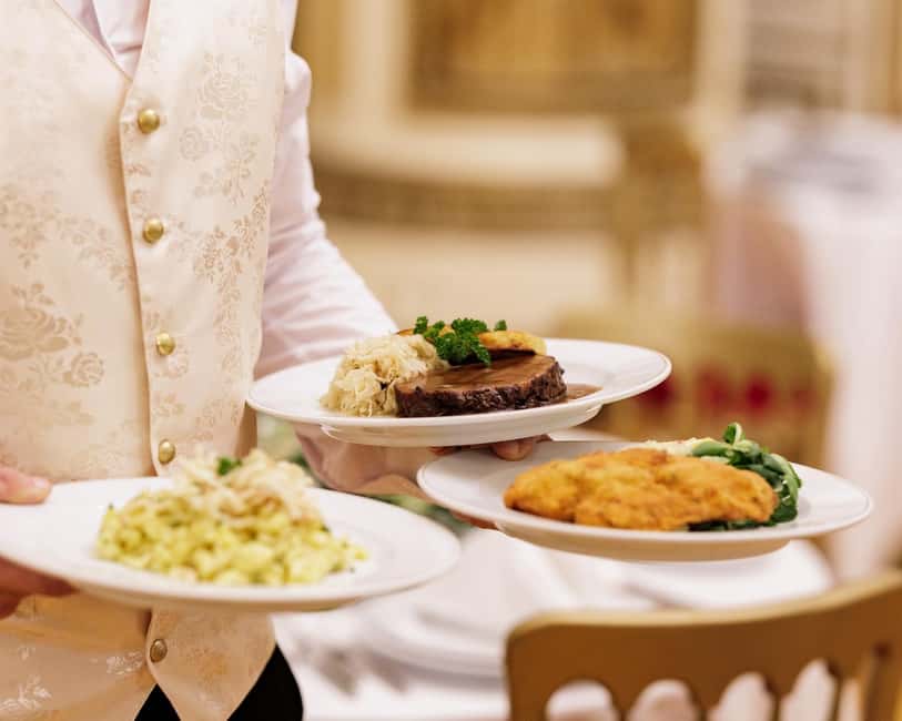 Imperial Gala Concert at Palais Auersperg - The four-course Viennese menu: what you get and the choices you can make