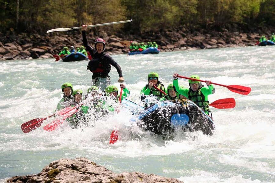 Imst: Rafting the Imster Gorge - Warm Neoprene, Harnesses, and State-Certified Safety