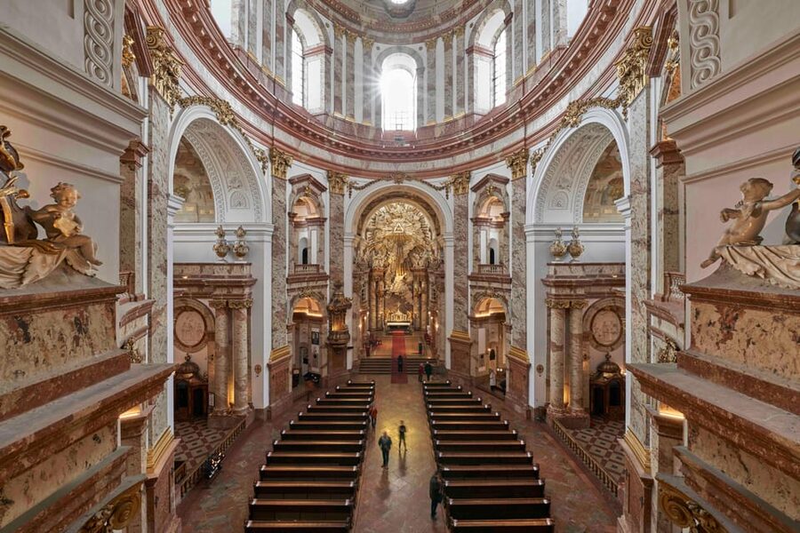 Karlskirche Entry Ticket with Panoramic Terrace Access - Audioguide benefits when there is no live guide