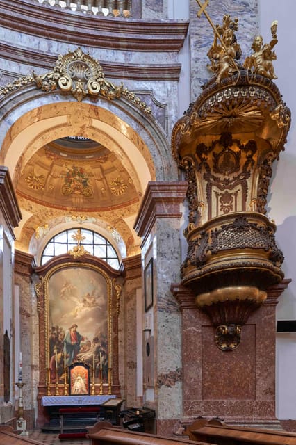 Karlskirche Entry Ticket with Panoramic Terrace Access - What’s included: terrace, treasury, organ loft, and the church model
