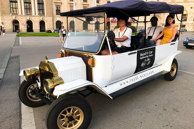 ( Night Tour ) With Private Guide + wine or prosecco - Vienna After Dark from an Electric Old-Timer Cabrio