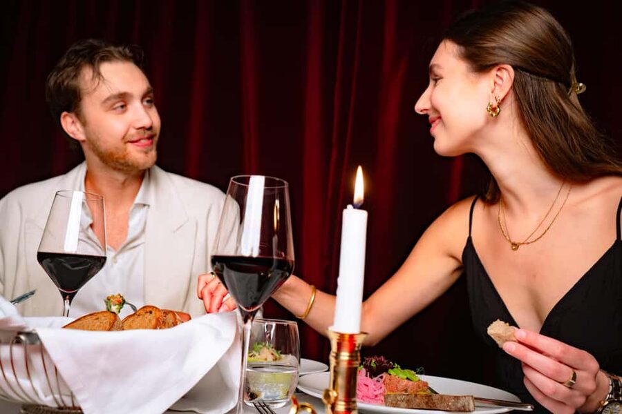 Nuit des Lumières - The Candlelight Dinner Concert in Vienna - The 5-course dinner timed to the show, with real vegetarian options