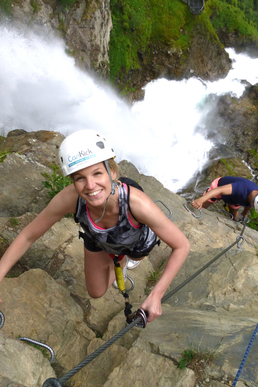 Ötztal: Via Ferrata Climbing Tour at Lehner Waterfall - Key highlights at a glance