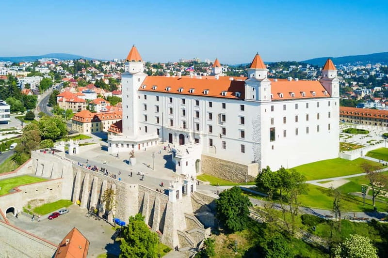 Private day trip: Budapest > Bratislava & Vienna, in English - Bratislava Old Town stroll, St. Martin’s Cathedral, and castle views