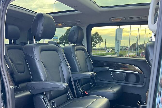 Private Vienna Chauffeur Service Airport Transfer - The ride itself: modern air-conditioned comfort plus bottled water