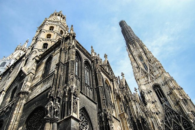 Private Vienna Historical Landmarks Tour - Danube Tower and a modern skyline counterpoint