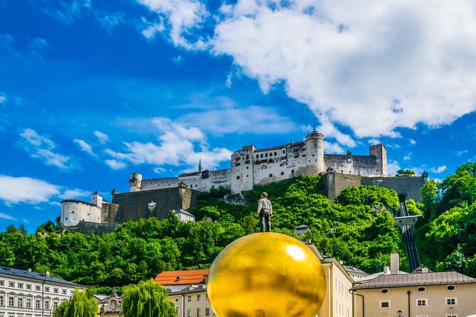 Salzburg Old Town Walking Tour, Mozart, Mirabell Gardens - Kapitelplatz Sphaera and Kapitelschwemme, Salzburg’s mix of old and new