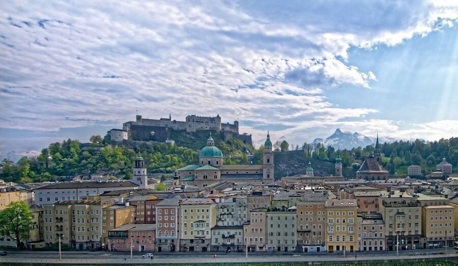 Salzburg Private Walking Tour - Salzburg Cathedral, the Early Baroque masterpiece, and Mozart’s christening font