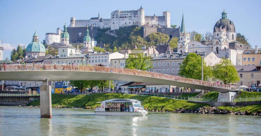 Salzburg: River Cruise & Best of Mozart Fortress Concert - Riding the funicular up to Fortress Hohensalzburg, views that feel like a reward