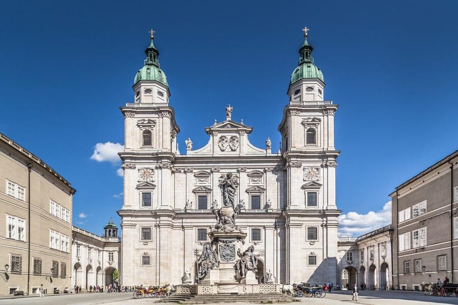 Salzburg Tour: Mirabell Gardens, Sound of Music, Mozart - Salzburg Cathedral, Kollegienkirche, and the Residence District