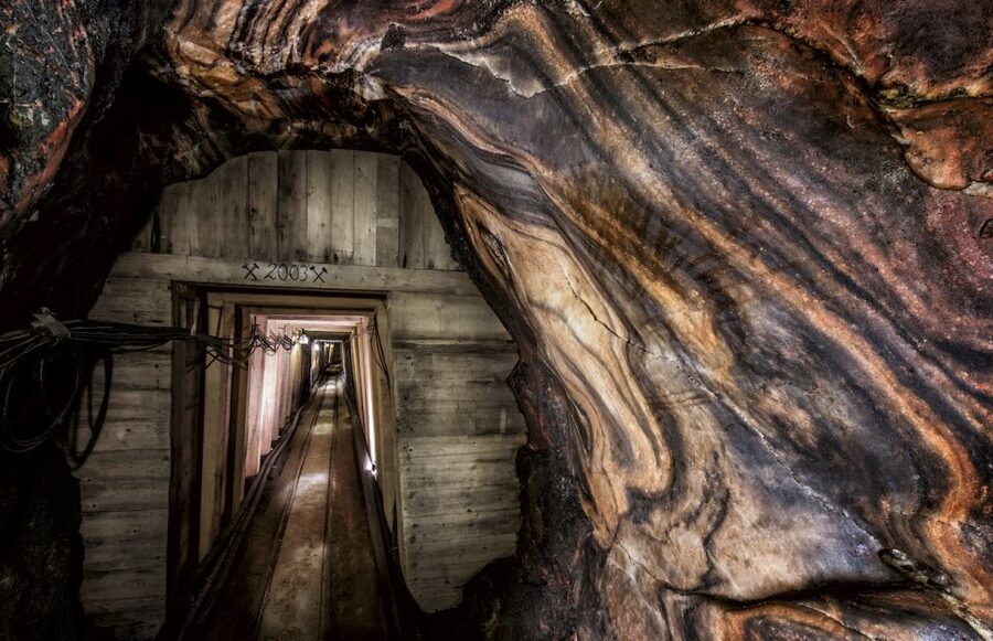 Salzwelten Altaussee: Salt Mine Entrance Ticket - Entering the mine: medieval passages, cool salt walls, and the sense of scale