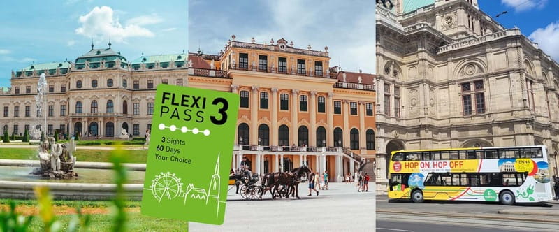Schönbrunn, Belvedere, HOP ON HOP OFF - Vienna FLEXI Pass - Upper Belvedere and Klimt’s The Kiss, Art Plus Gardens