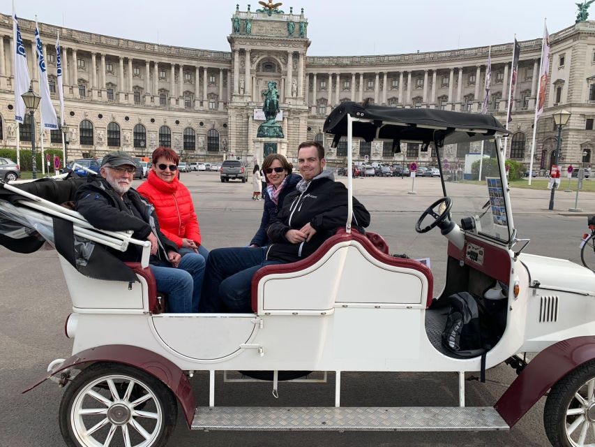 Sightseeing tour in electric vintage car (up to 5 people) - Hofburg and Volksgarten: Where Vienna’s Power Looks Like Stone and Space