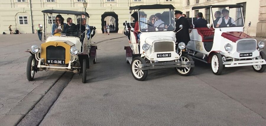 Sightseeing tour in electric vintage car (up to 5 people) - Meeting at Herrengasse, Then Gliding Through the Old Center