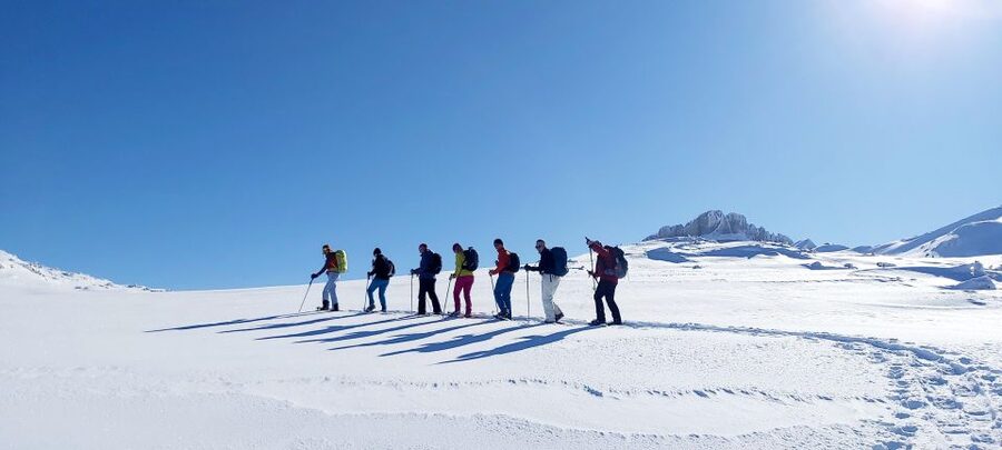 Snowshoe tour Ifen/Gottesacker Allgäu Kleinwalsertal - Gear Check and Safety Basics That Let You Relax