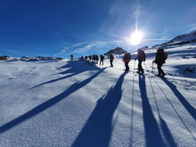 Snowshoe tour Ifen/Gottesacker Allgäu Kleinwalsertal