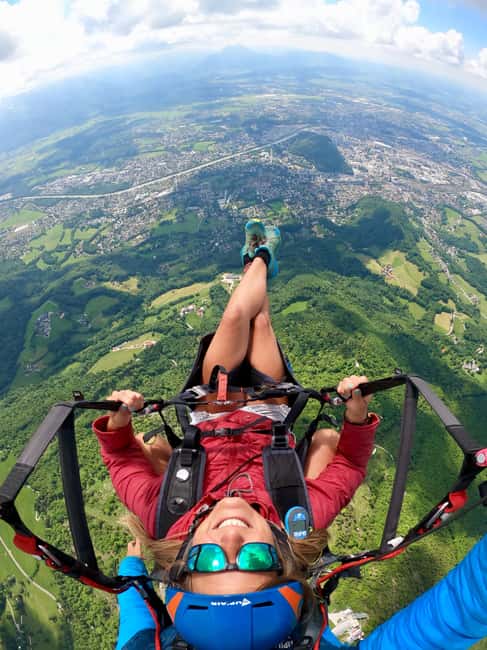 Tandem Paragliding Salzburg City - The flight route: what you’ll see from takeoff to landing