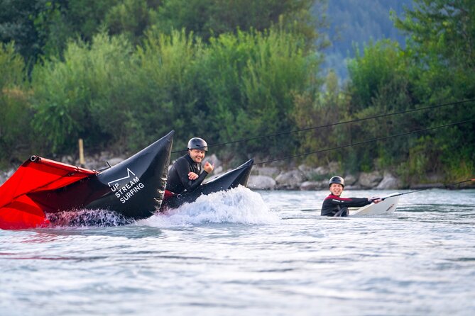 UP STREAM SURFING - The new way of surfing a river - Bridge Rope Practice: the calm start that builds real balance