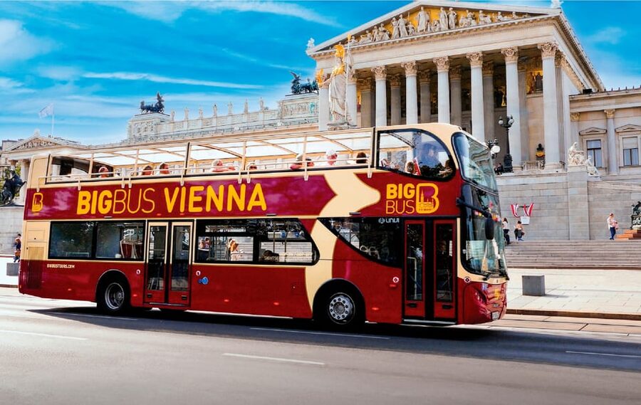 Vienna: Big Bus Hop-On, Hop-Off Tour by Open-Top Bus - Danube Island, UNO City, and Hundertwasserhaus: modern stops you will actually remember