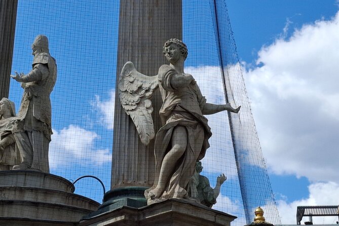 Vienna City Walk 3h - Unpacked & Hidden Places (DE/EN) - Colonna Della Peste and Peterskirche: plague, death, and Baroque drama