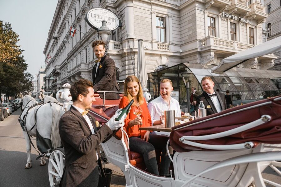 Vienna: Culinary Horse-Drawn Carriage Experience - Coachman and Butler Storytelling: What It Feels Like