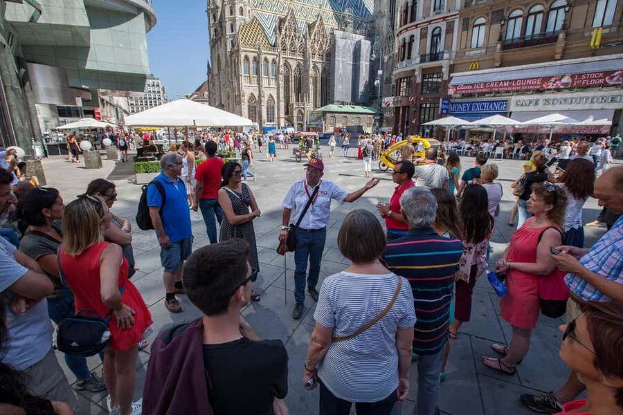 Vienna Guided Imperial Walk: Hofburg, Habsburgs, St Stephens - The Graben and Vienna Plague Column, understanding faith and resilience in plain sight