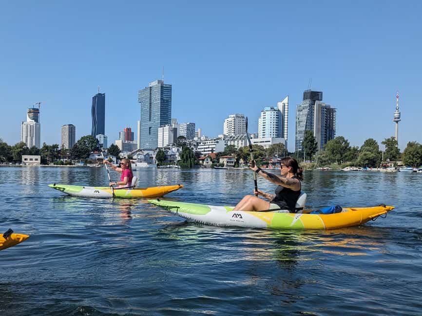 Vienna: Guided Kayaking Tour - Alte Donau, the Old Danube pocket that feels like a secret town
