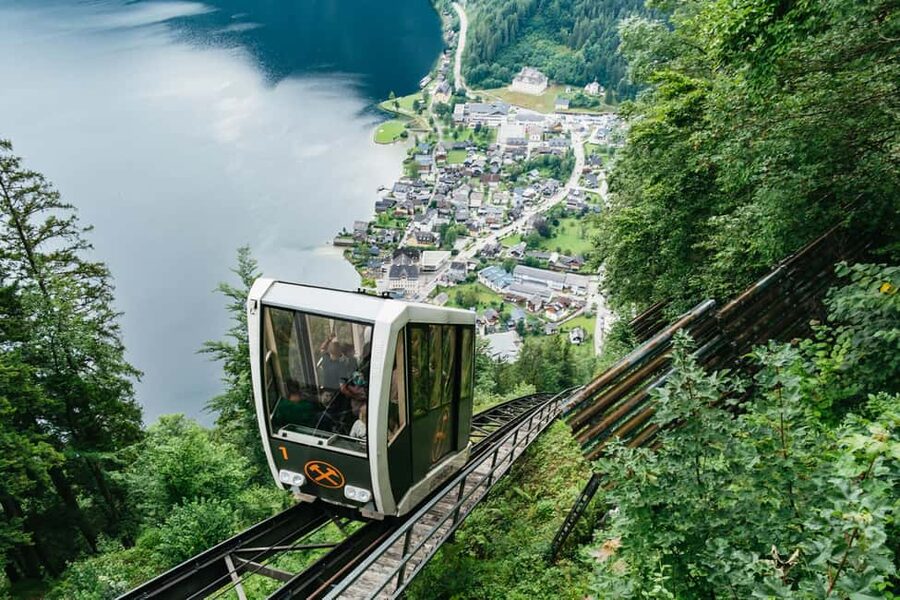 Vienna: Hallstatt Day Trip with Boat Ride Option - Schloss Ort: the wedding bridge that works every time