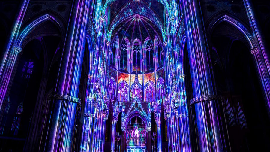 Vienna: Light of Creation Votive Church Immersive Light Show - Inside Vienna’s Votive Church: the setting does half the work