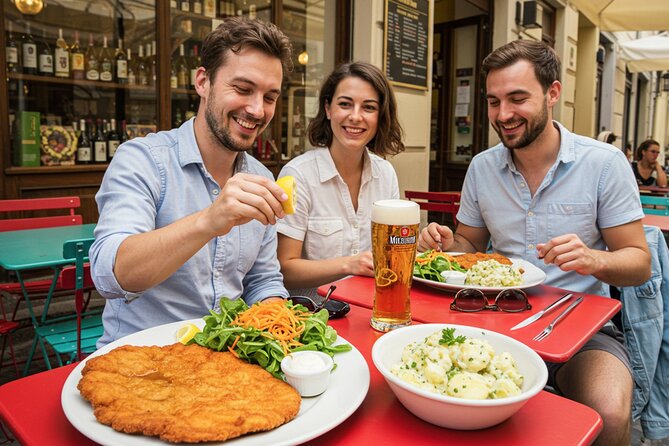 Vienna Market Private Gourmet Tour: Local Tastes and Drinks - Café Sluka cappuccino and Sacher Torte payoff