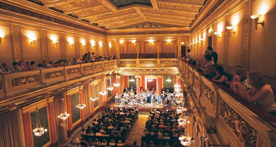Vienna: Mozart Concert in the Brahms-Saal - Meet the forces on stage: orchestra ranks, soloists, and opera singers