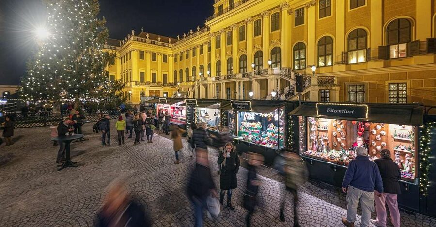 Vienna: Schönbrunn Palace & Christmas Market Walking Tour - Christkind Markt at Schönbrunn: 80 Stalls, One Giant Tree, Real Holiday Energy