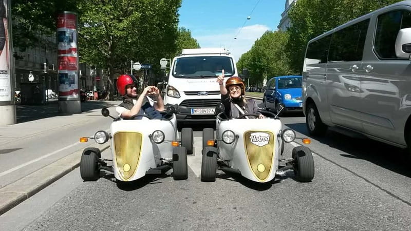 Vienna: Sightseeing Tour in Hotrod - Historic Center passing moments, and why the walkie-talkie helps