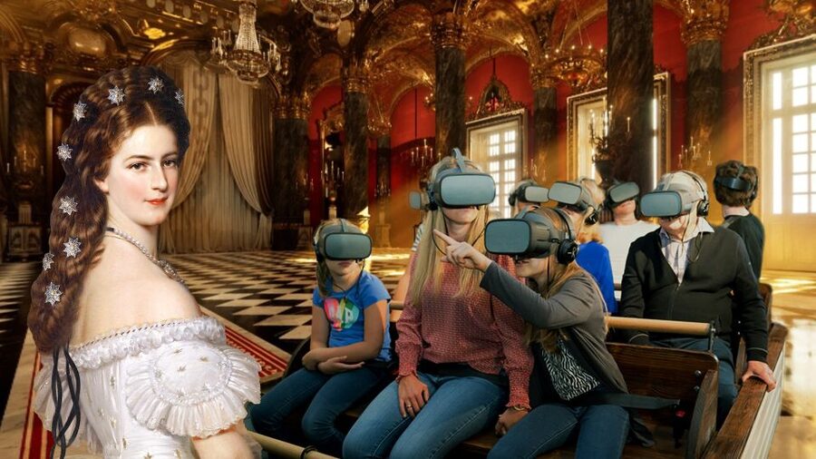 Vienna: "Sisi's Amazing Journey" Virtual Reality Experience - The Canal Boat Ride With Modern Mobile VR Simulators