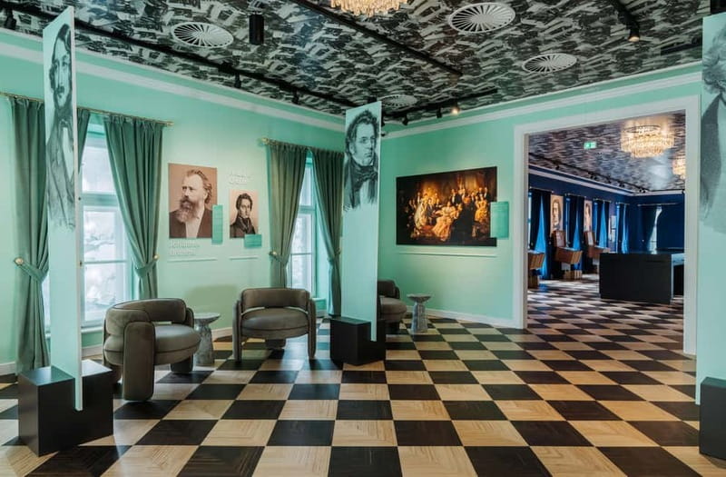 Vienna: Strauss Museum – Music&History in Historic 1837 Hall - The four Strauss brothers and Vienna’s high society salons