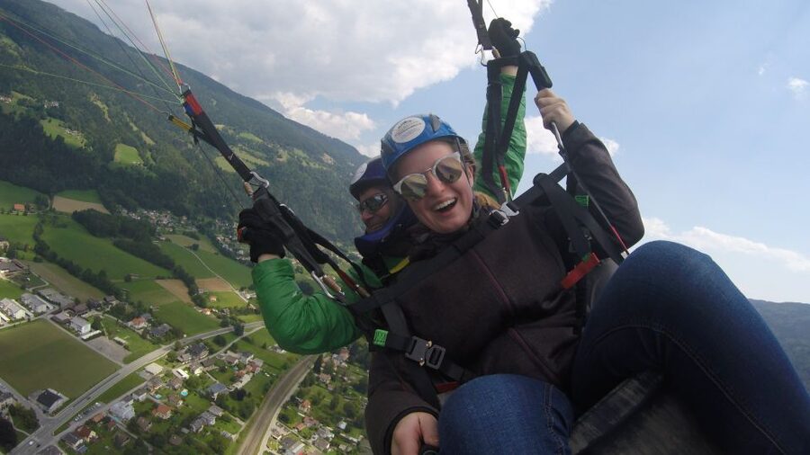 Villach/Ossiachersee: Paragliding "Action" Tandemflug - Where You Start: Villach Area, Ossiachersee Views, Gerlitzen Launch