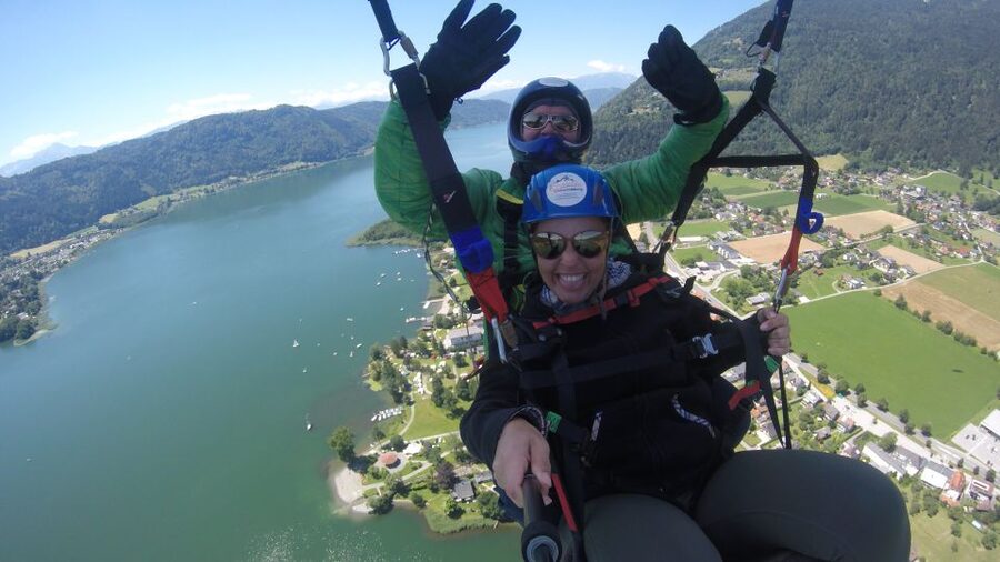 Villach/Ossiachersee: Paragliding "Action" Tandemflug - The 90-Minute Flow: Coach, Cable Car, Gerlitzen, Back Down