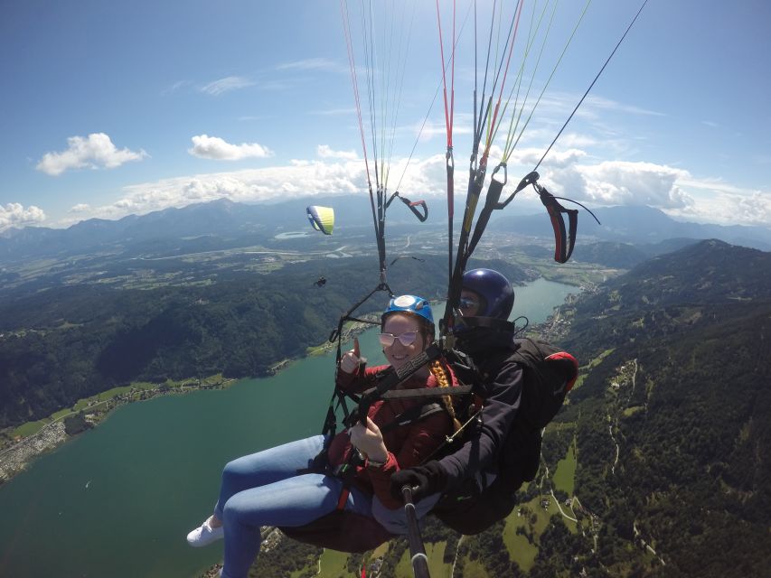 Villach/Ossiachersee: Paragliding "Panorama" Tandemflug - The real value of 90 minutes, not just the takeoff moment